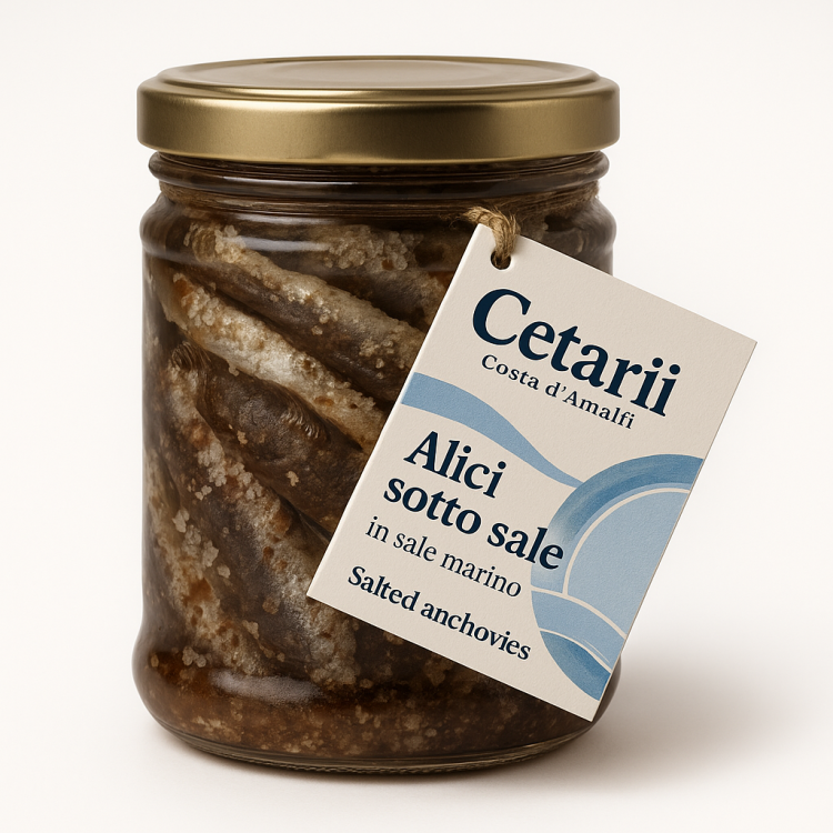 Alici di Cetara sotto sale – Specialità Campana Artigianale