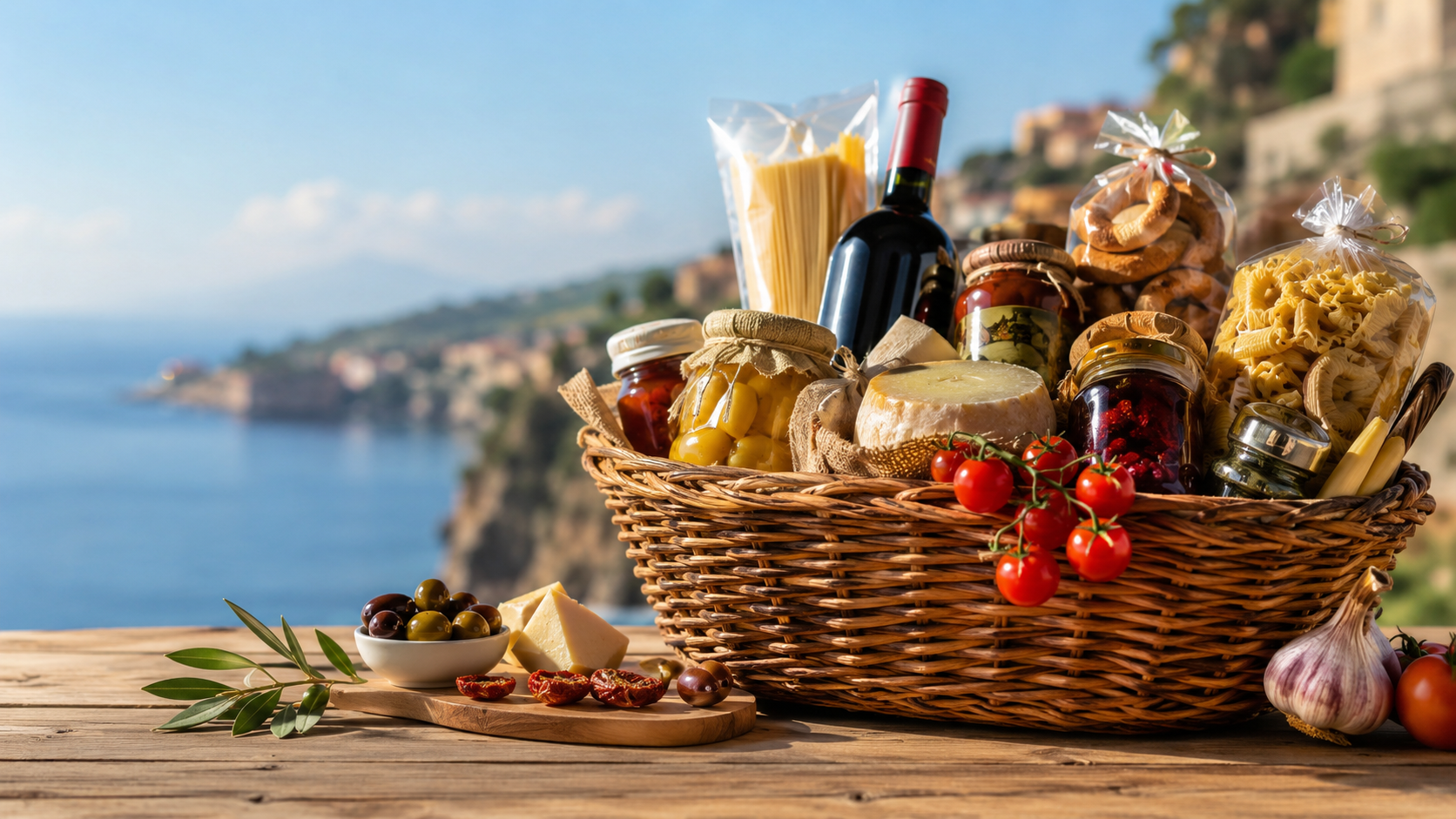 Cesto di prodotti tipici campani: idee e consigli per un regalo gastronomico autentico