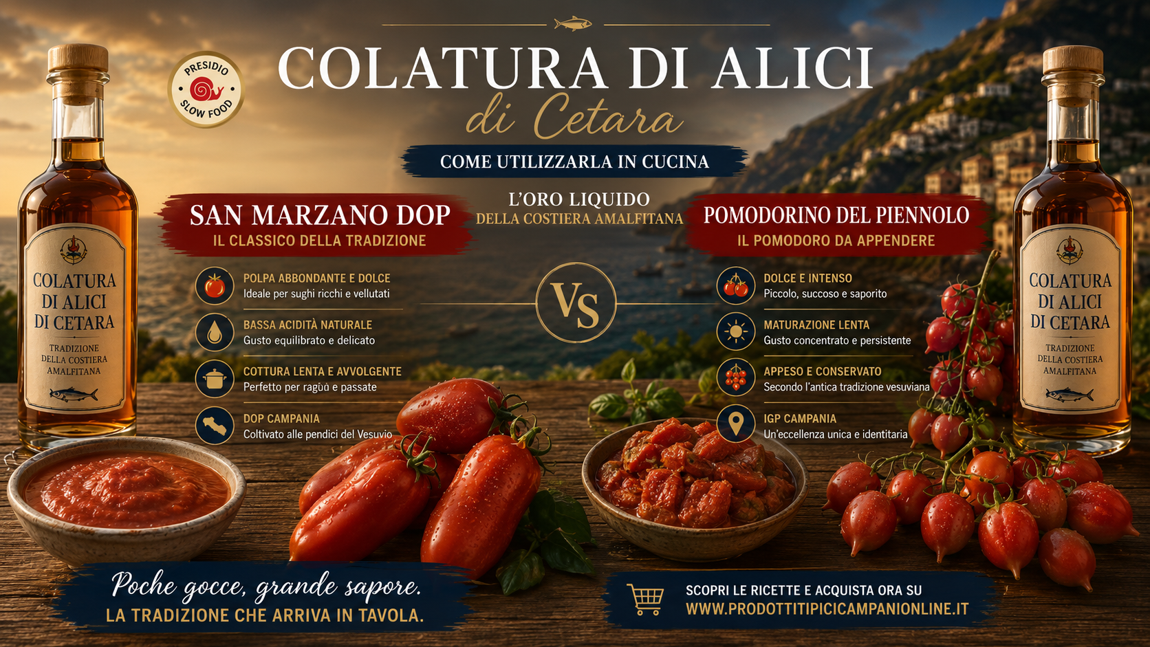 Colatura di alici di Cetara: cos’è, come si usa e quali piatti valorizza